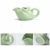 Automatic Lazy Tea Sets | Jade Porcelain Lotus Automatic Tea Set Chinese Tea Sets Automatic Lazy Tea Sets