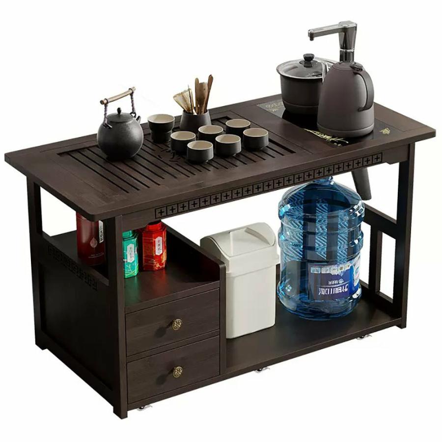 Chinese Tea Table | Multi-functional Movable Chinese Bamboo Tea Table Chinese Tea Table Chinese Tea Table