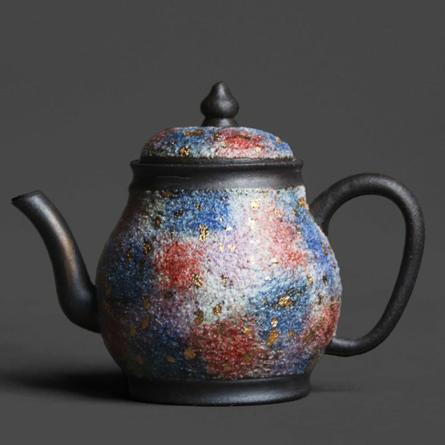 Chinese Teapots | Chinese Colorful Sandstone Junde Teapot Chinese Teapots Chinese Teapots