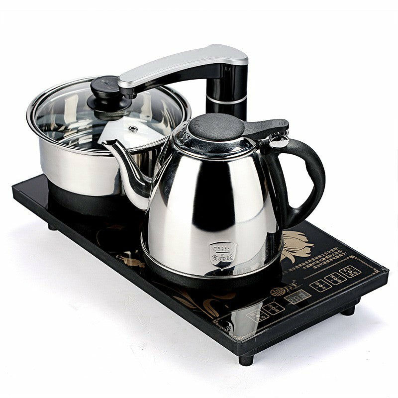 Electric Teapots | Stainless Steel Teapot With Black Induction Cooker (110V) Electric Teapots Electric Teapots