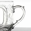 Glass Tea Cups | European Anaglyptic Glass Tea Mug Glass Tea Cups Glass Tea Cups