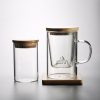 Glass Tea Cups | Glass Tea Cup With Mountain Infuser Glass Tea Cups Glass Tea Cups