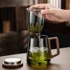 Glass Tea Cups | Office Glass Tea Cup With Infuser Glass Tea Cups Glass Tea Cups