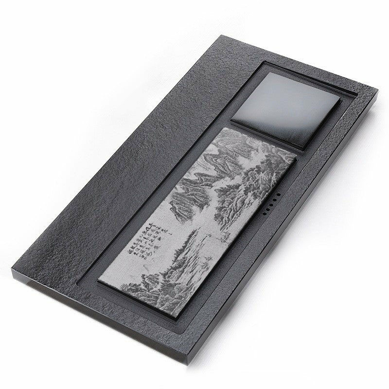 Gongfu Tea Tray | Black Stone Landscape Tea Tray Gongfu Tea Tray Gongfu Tea Tray