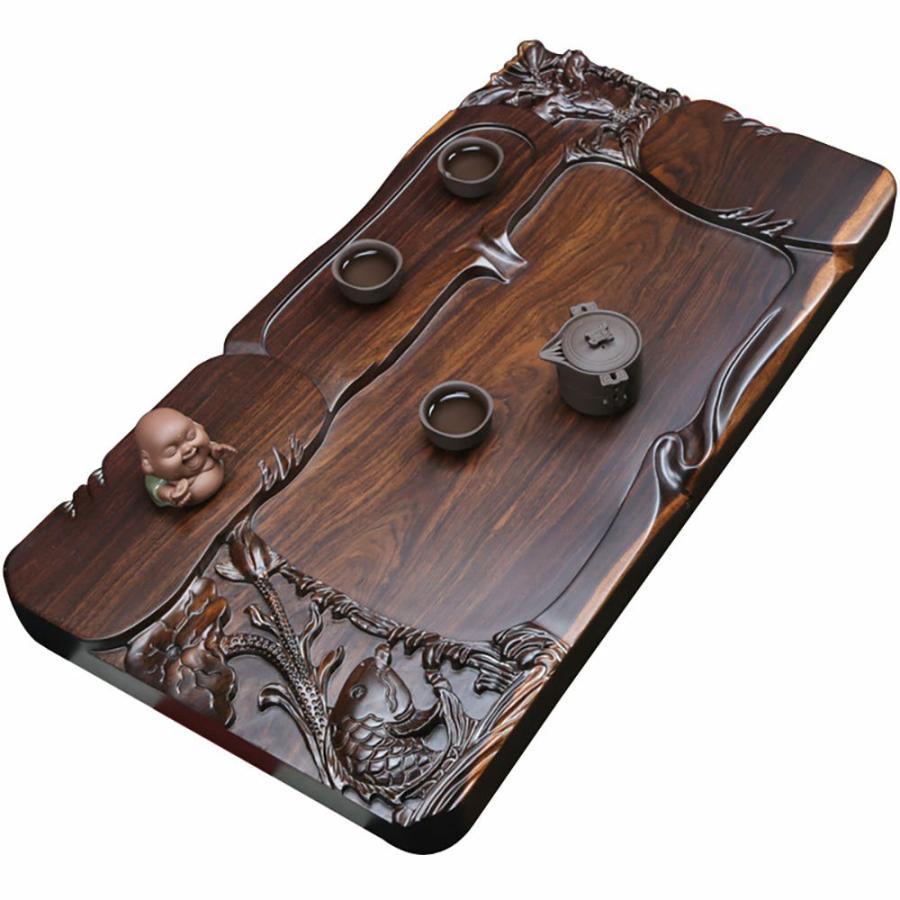 Gongfu Tea Tray | Hand Carved Wooden Goldfish Tea Tray Gongfu Tea Tray Gongfu Tea Tray