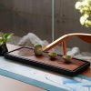 Gongfu Tea Tray | Heavy Bamboo Water Ripple Tea Tray Gongfu Tea Tray Gongfu Tea Tray