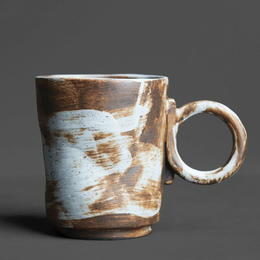 Japanese Tea Cups | Japanese Kiln Coarse Pottery Wabi-sabi Mug Japanese Tea Cups Japanese Tea Cups