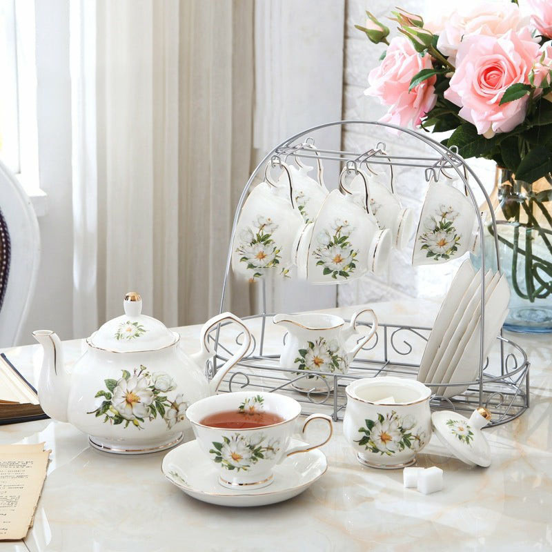 Vintage Tea Sets | Jingdezhen Porcelain Vintage Coffee Tea Set Tea Sets Vintage Tea Sets