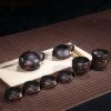 Yixing Tea Sets | Yixing Black Clay Peach Xi Shi Tea Set Tea Sets Yixing Tea Sets