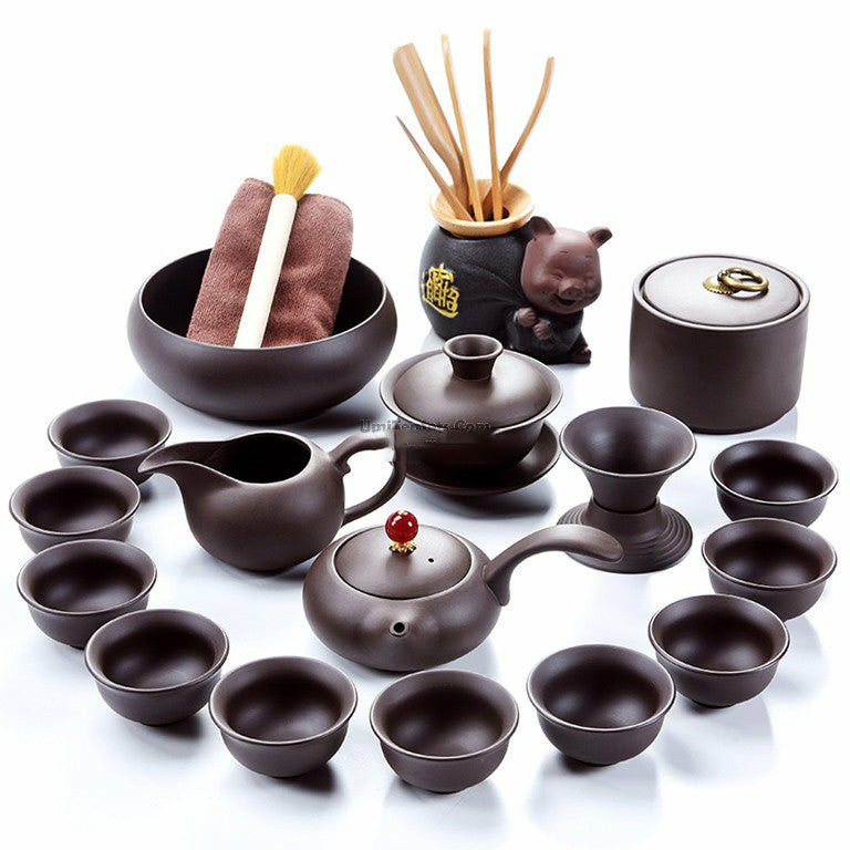 Yixing Tea Sets | Yixing Purple Clay Kungfu Tea Set Tea Sets Yixing Tea Sets