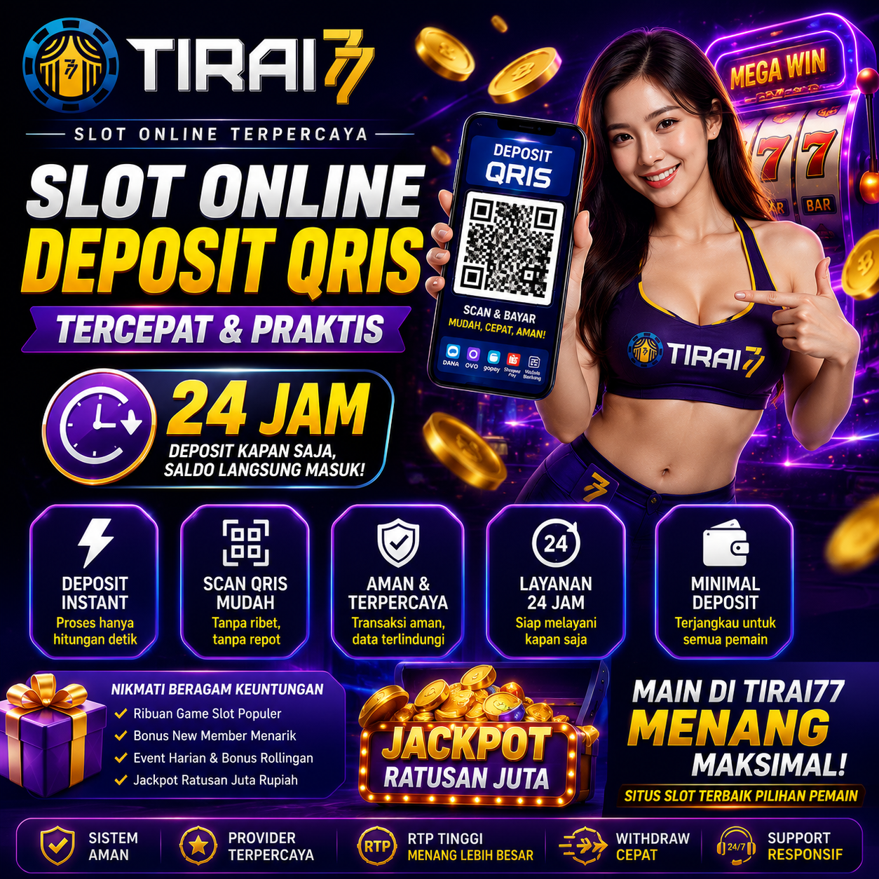 Slot Online Deposit QRIS